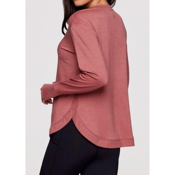 RBX Active Womens Auburn Crewneck Long Sleeve Sweatshirt Size Medium - Picture 9 of 14